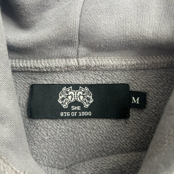 Darc Sport Hoodie Womens Medium Wolves Heaven Has To Wait Cropped 876 Of 1000 - Picture 7 of 13